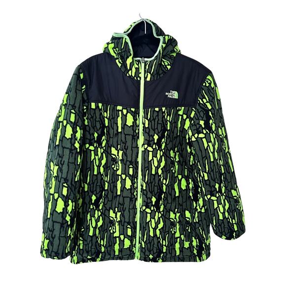 The North Face -Reversible Tree Back Camo 2T -Jacket Coat -Black/Green -Men's -M - Picture 3 of 4